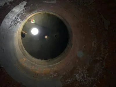 Assilo van binnenuit, droneopname