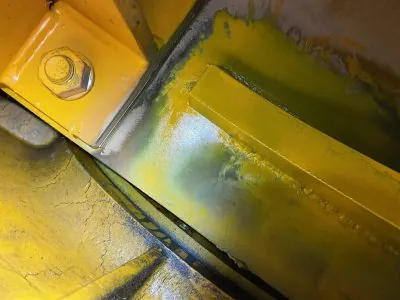 Scheur in een lasnaad