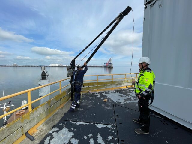 inspeksjon av inntaksstruktur for kjølevann i Nordsjøen