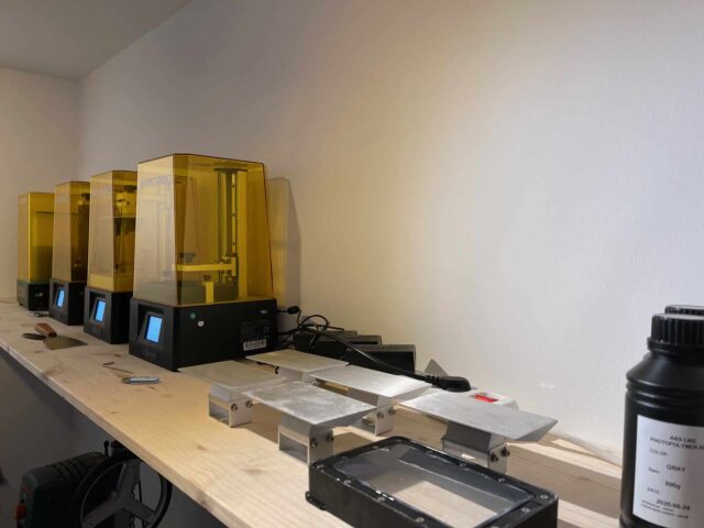 Atelier d'imprimante 3d sla